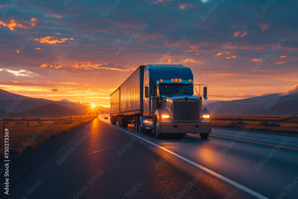 Freight Hauler Majesty: Open Road Spectacle