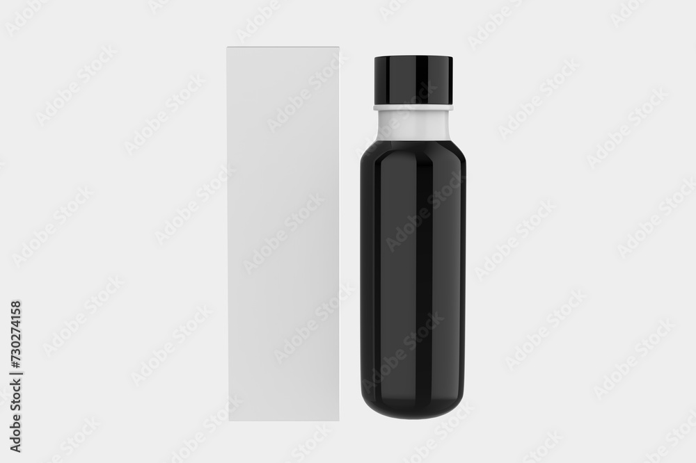 Blank cosmetic bottle mockup. Pump package, spray tube. shampoo bottle, lastic container design.Liquid moisturizer glossy package. 3d illustration Blank cosmetic bottle mockup. Pump package, spray tube. shampoo bottle, lastic container design.Liquid moisturizer glossy package. 3d illustration