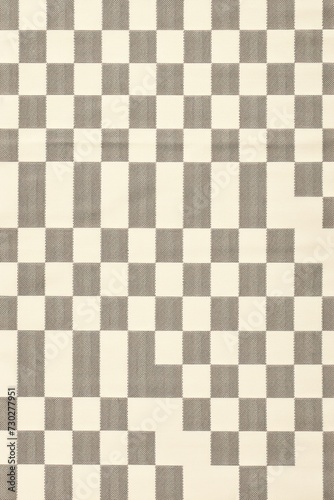 Ivory square checkered carpet texture