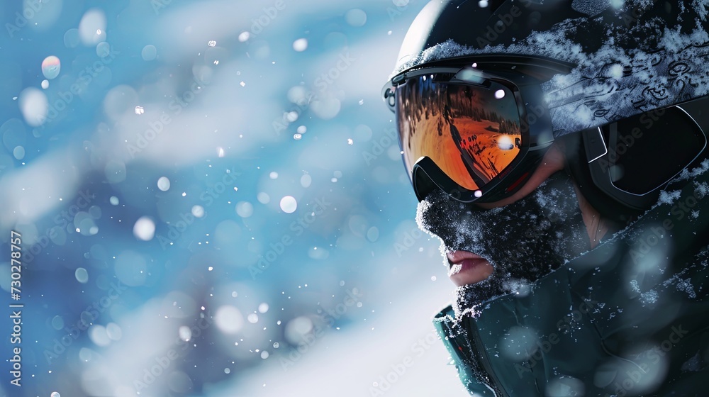 photo of a skier generative ai photo of a skier generative ai