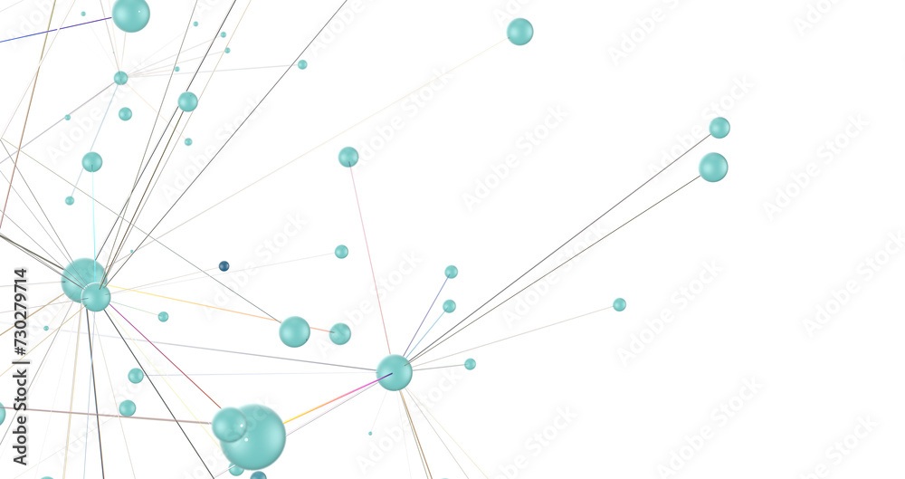 Abstract 3d render, network concept, background Abstract 3d render, network concept, background