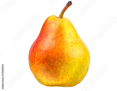 Red yellow pear fruit
