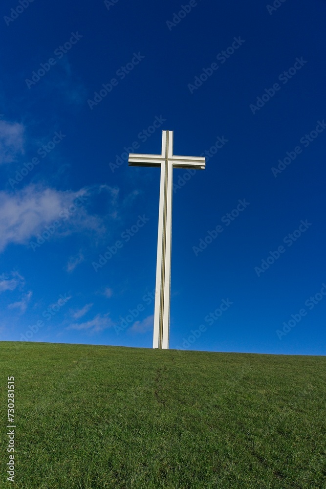 Papal cross erected by Pope John Paul II on the hill in Phoenix Park, Dublin, Ireland Papal cross erected by Pope John Paul II on the hill in Phoenix Park, Dublin, Ireland