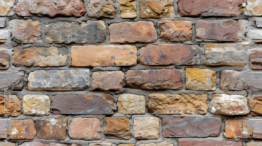 Close Up of a Brick Wall Made of Bricks