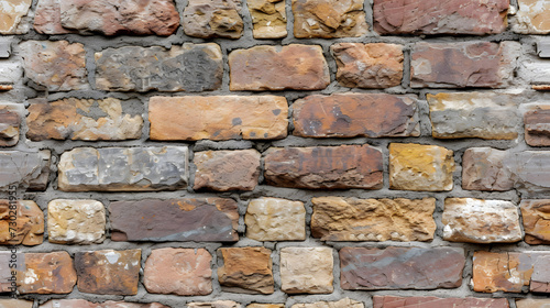 Close Up of a Brick Wall Made of Bricks