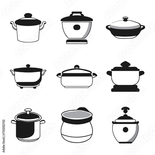 Cooking pot icon