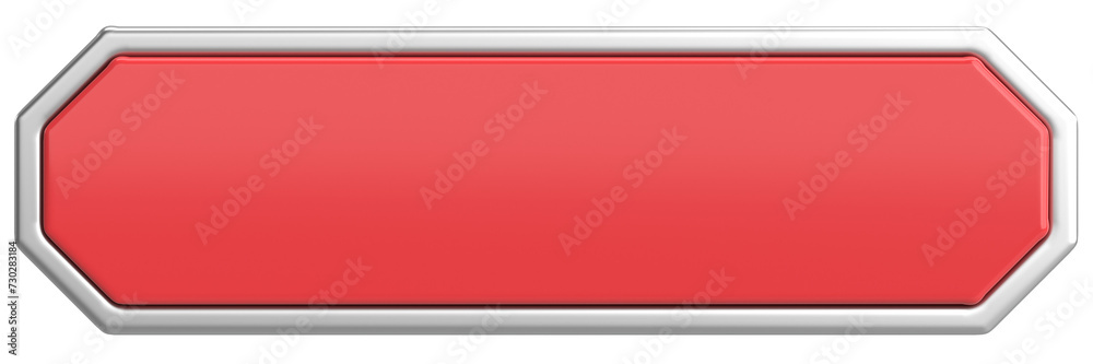 3D button. Empty button. 3D illustration. 3D button. Empty button. 3D illustration.