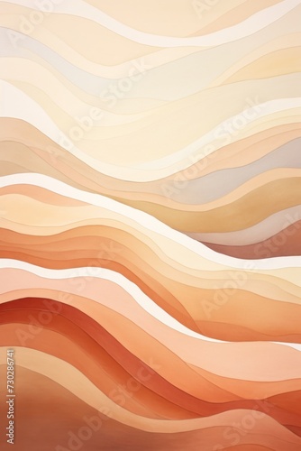 a watercolor background with various waves and wave shapes