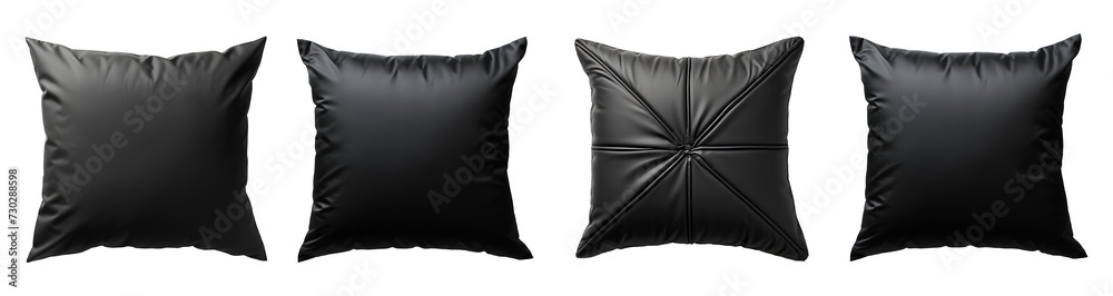 black pillow set png. black cushion set png. black cushion png. black pillow png