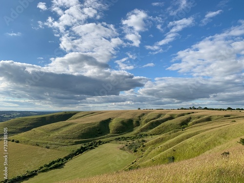 Roundway Down Iron Age Hill Fort, Devizes, Wiltshire