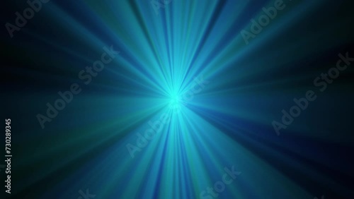 The blue star rotates and flickers, the rays move in different directions. Future background for business presentations. Esoterics, mysticism, sacred knowledge 4k. A loop
