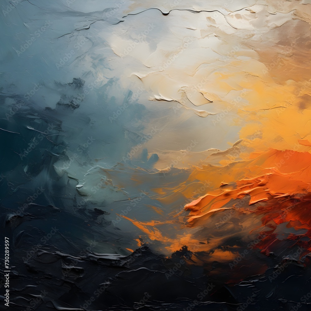 abstract oil painting texture background generative ai