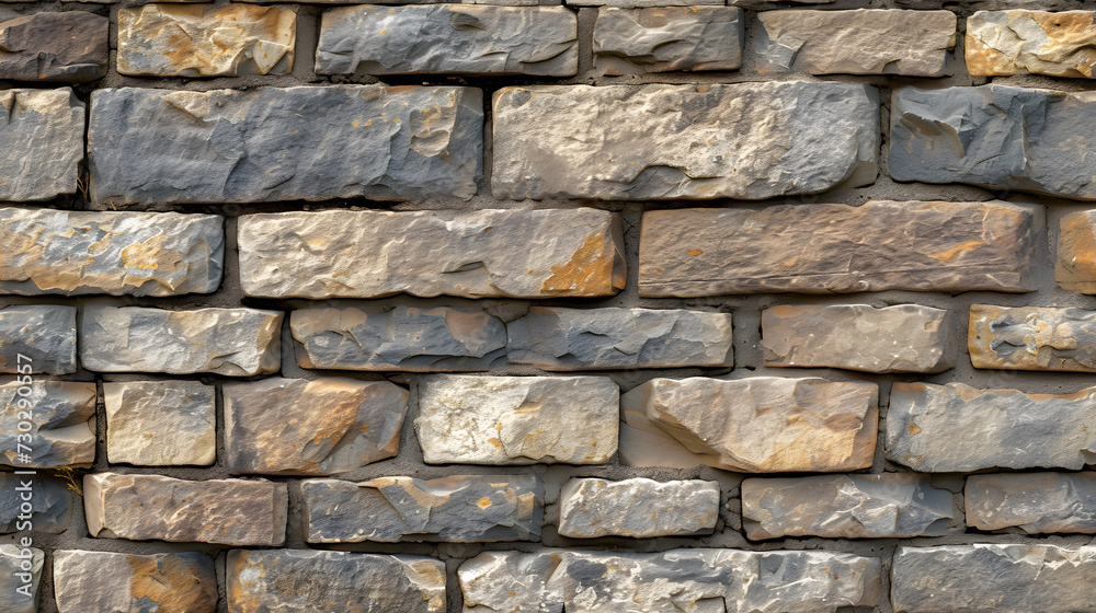 Close Up of a Stone Brick Wall Close Up of a Stone Brick Wall