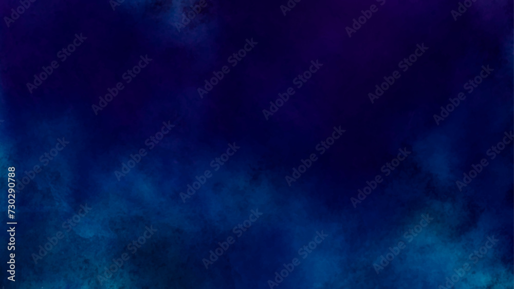 blue background. abstract dark blue watercolor background. background with space. dark navy blue background.