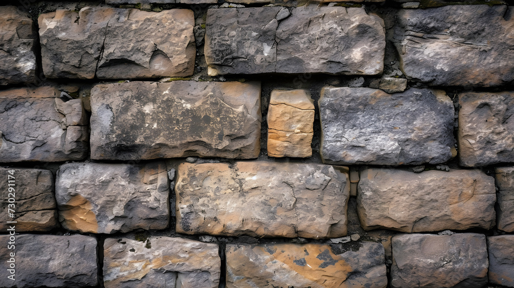 Close-Up of a Rock Wall Close-Up of a Rock Wall