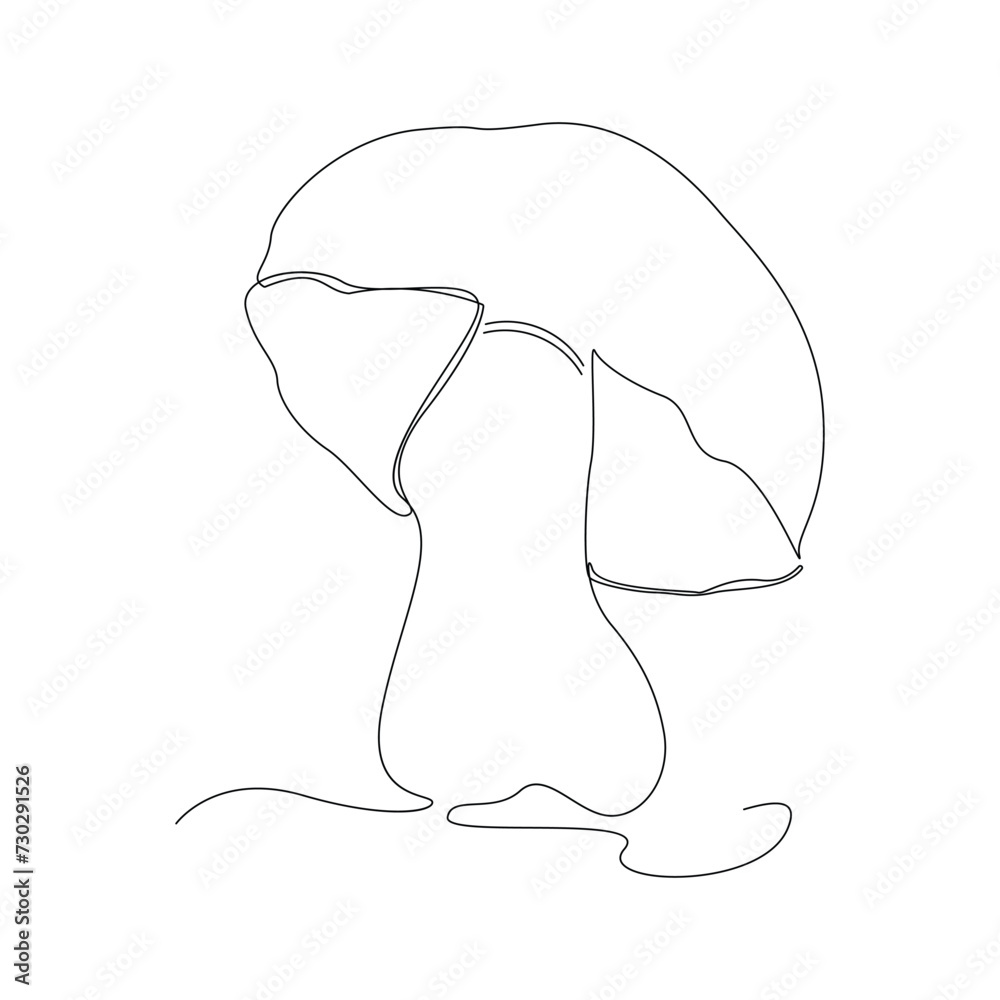 Mushrooms Continuous single line art drawing and illustration vector design
Mushrooms Continuous single line art drawing and illustration vector design
