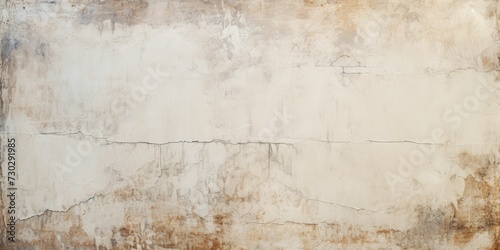 Big size grunge wall background or texture. Old white painted and cracked palaster 