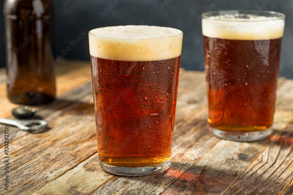 Boozy Cold Dark Amber Craft Beer Boozy Cold Dark Amber Craft Beer
