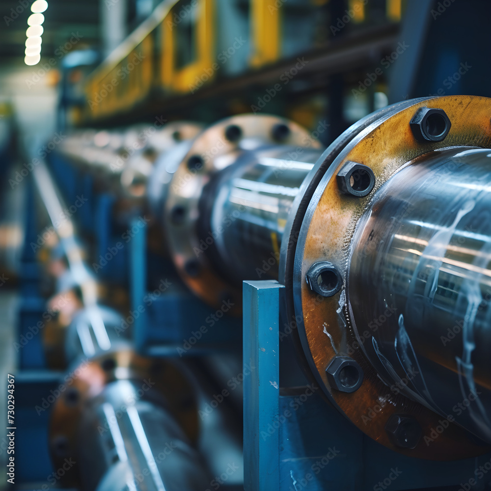 metal parts factory on metallurgical assembly line metal parts factory on metallurgical assembly line