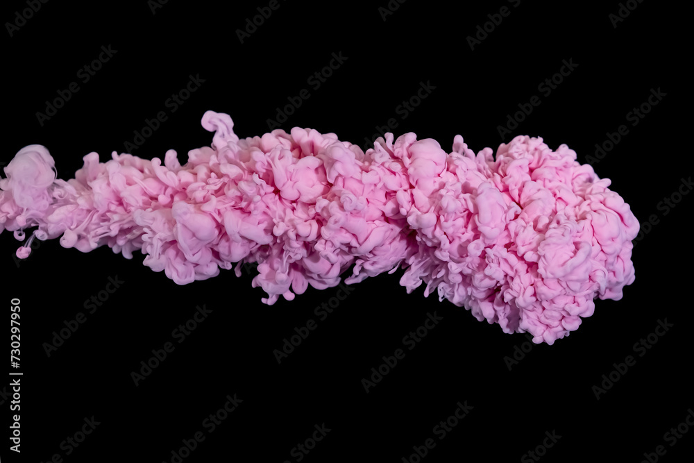 Pink Acrylic Ink Paint In Water Pink Acrylic Ink Paint In Water
