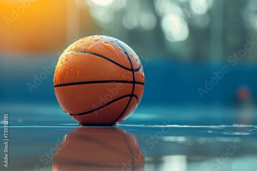 basketball on the court © id512