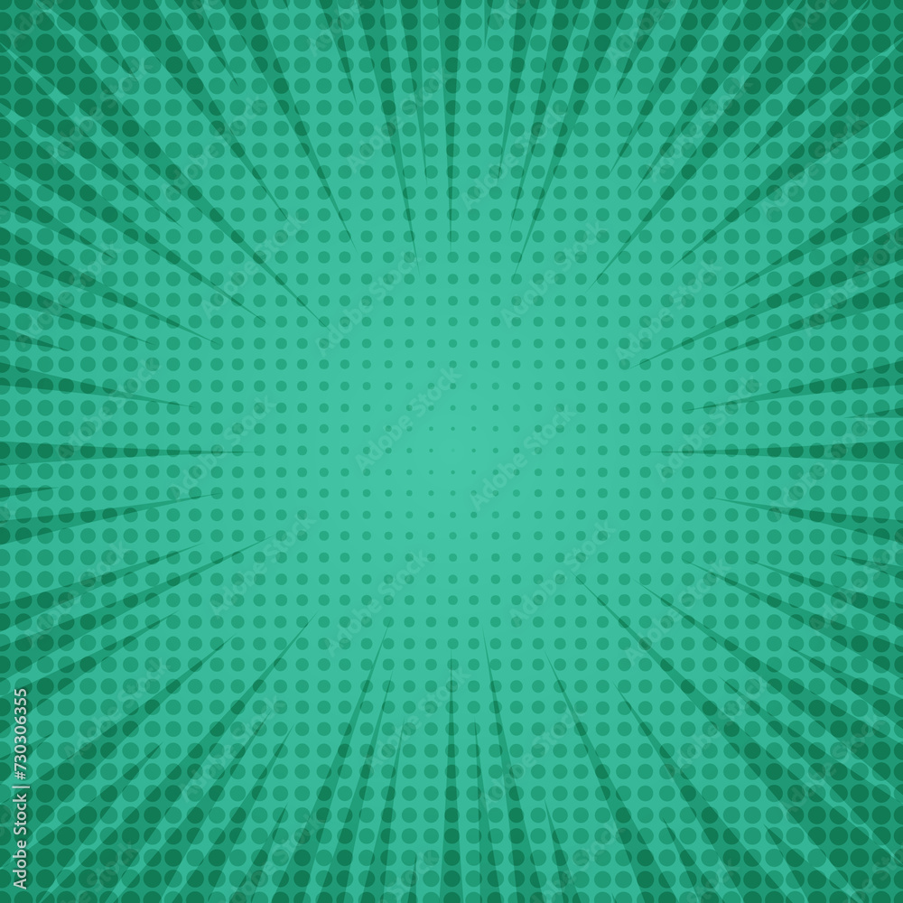 Green Comic book background.
