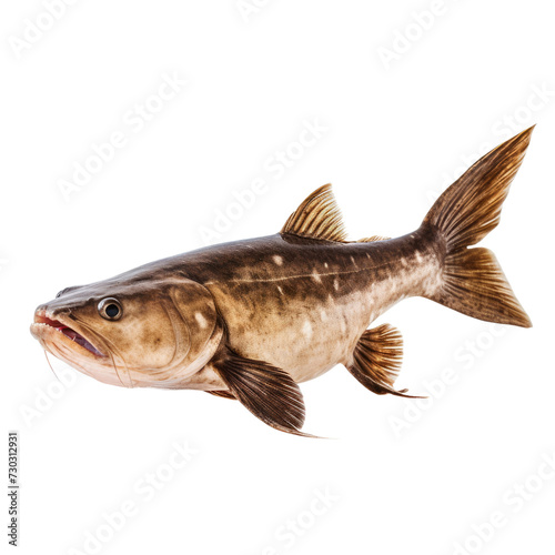 Catfish isolated on white or transparent background