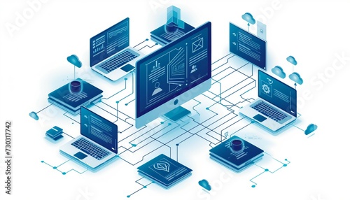 Document Management for Remote Workforces, Illustrate the adaptability of document management technologies for remote workforces with an image showing secure access to documents from any location, AI 