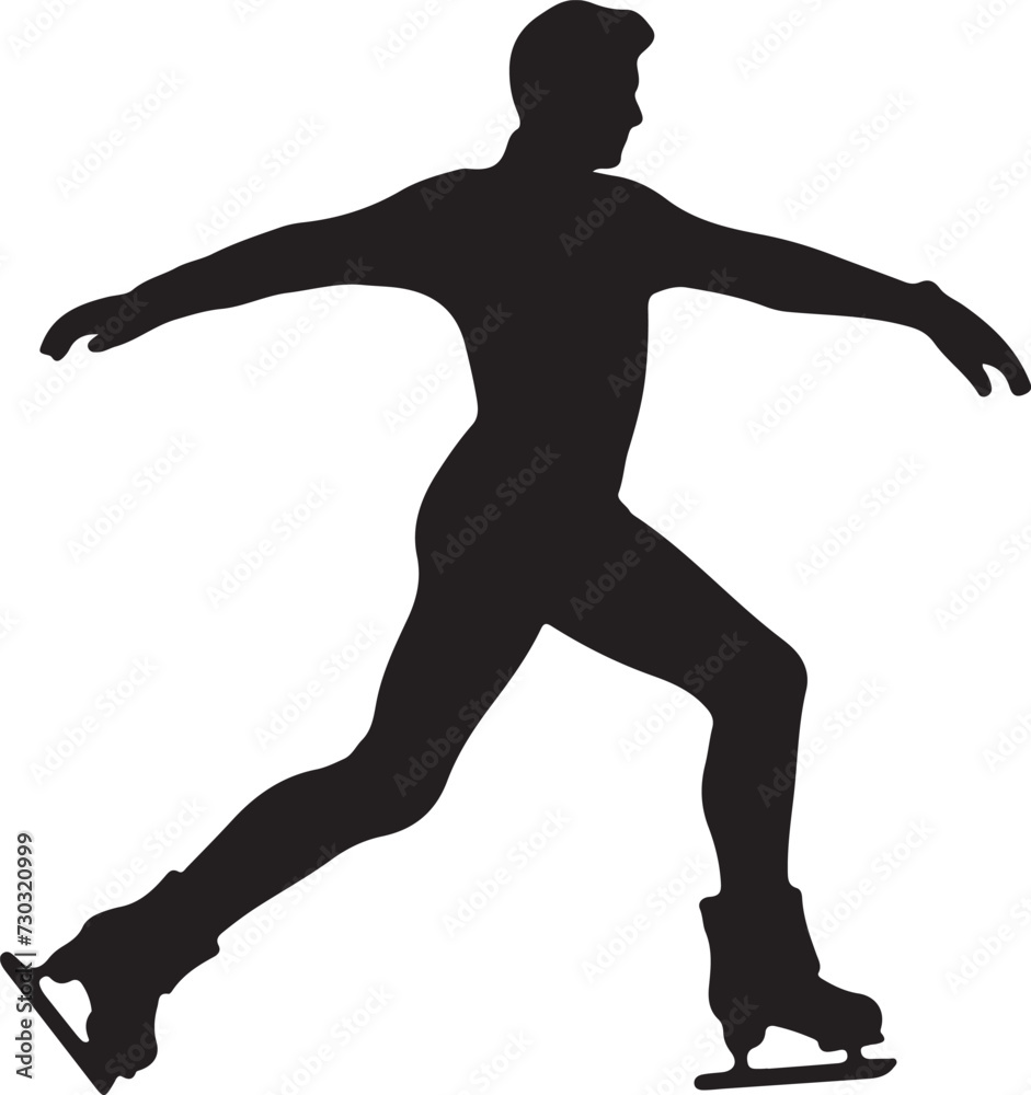 figure skating silhouette vector illustration figure skating silhouette vector illustration