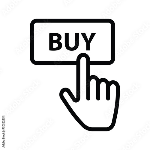 buy botton shopping commerce for online retail store business buy sell sale delivery payment market digital cart