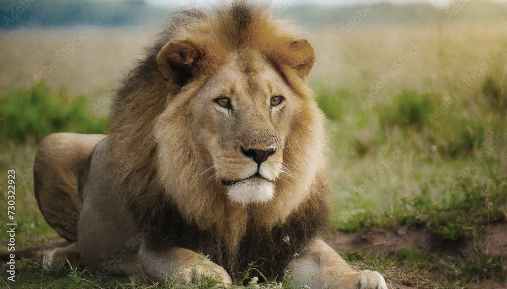 A beautiful lion in nature posing, closeup, the king of animals, cat like A beautiful lion in nature posing, closeup, the king of animals, cat like