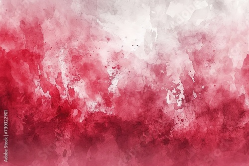 Abstract red background in watercolor style