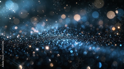 Glistening sparkles and sequins create a dazzling, magical background for any...