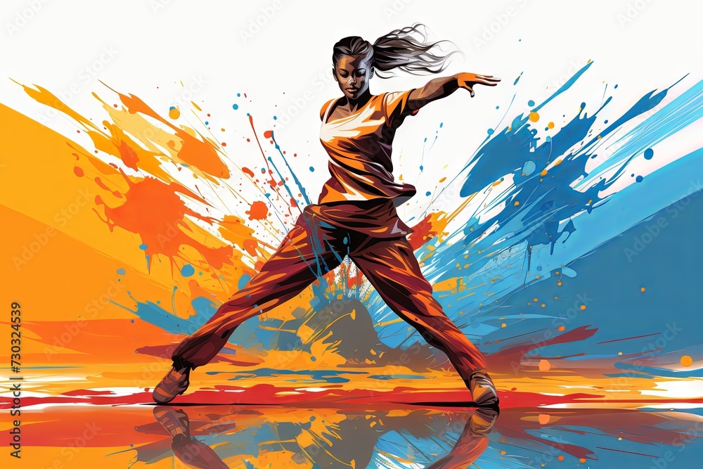 Breakdance, new sport in Olympic Games in Paris 2024.