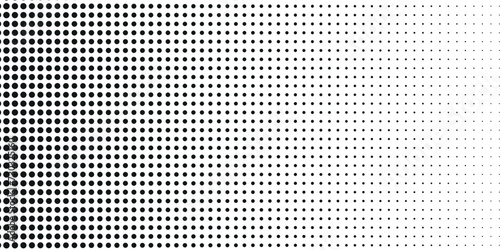 Background with monochrome dotted texture. Polka dot pattern template dots modern