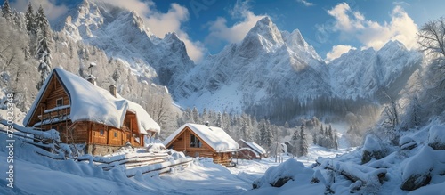 Winter in the Tatras Mountains with Highlander Wooden Cabins.