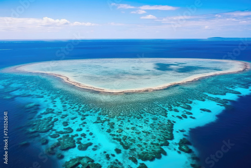 Nature island travel sea reef blue water