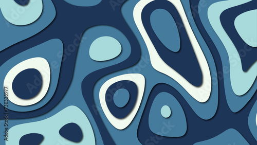 Colorful abstract paper cut wave with multi layers. Wavy colorful smooth gradient paper cut background. Modern background for covers, invitations, posters, web, banners, brochure, flyers