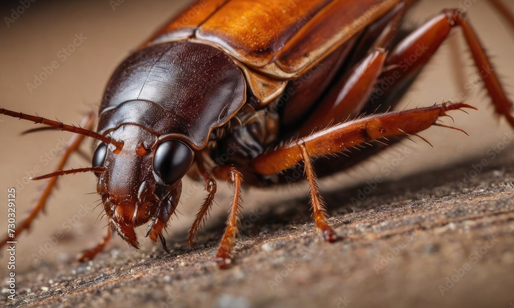 Insect Insight: The Fascinating Closeup Details of a Cockroach
