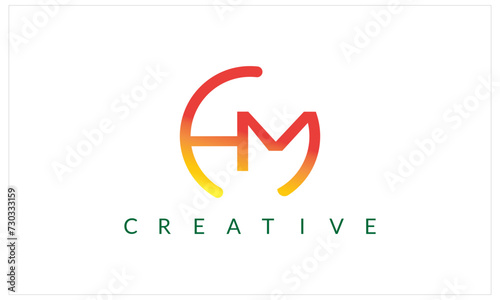 HM latter  design template for use any purpose.