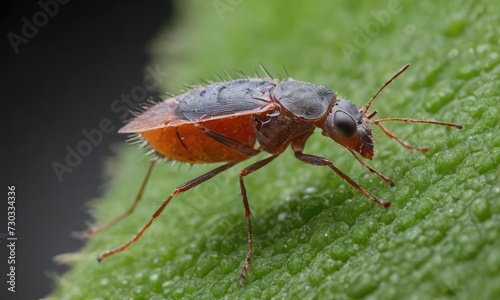 Macro Beauty: Exquisite Closeup View of a Micro Aphid