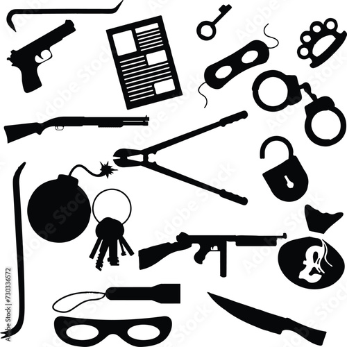 Gangster Equipment eps, Gangster Equipments eps, Gangster eps, Equipment