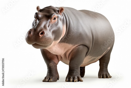 Hippo isolated clipart © Asha.1in