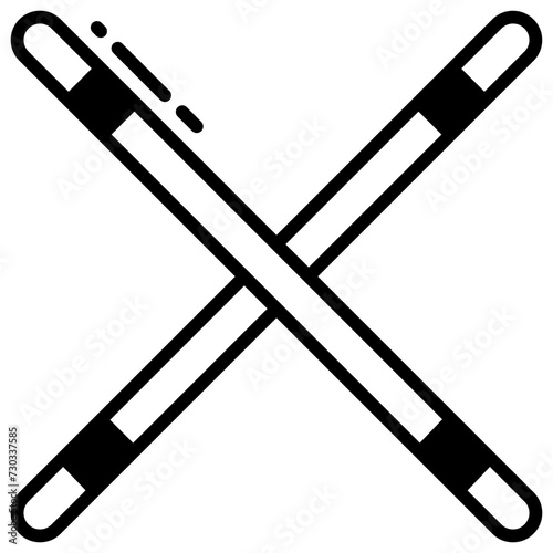 Toya glyph and line vector illustration