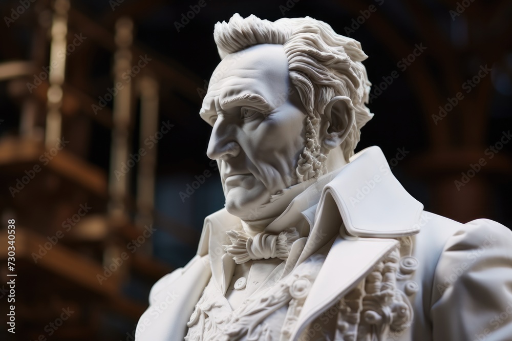 Charles Babbage statue.