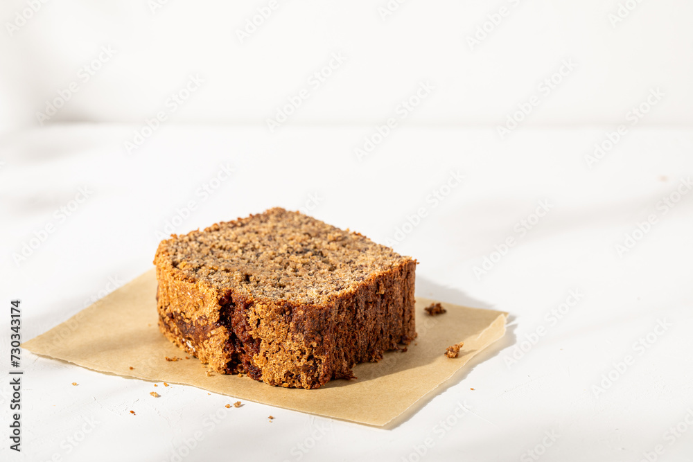 Baked goods on white plaster background
Baked goods on white plaster background