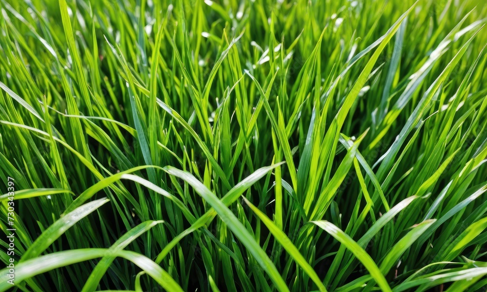 Grass Symphony: Extreme Close-Up of Fresh Green Texture Unleashed Grass Symphony: Extreme Close-Up of Fresh Green Texture Unleashed