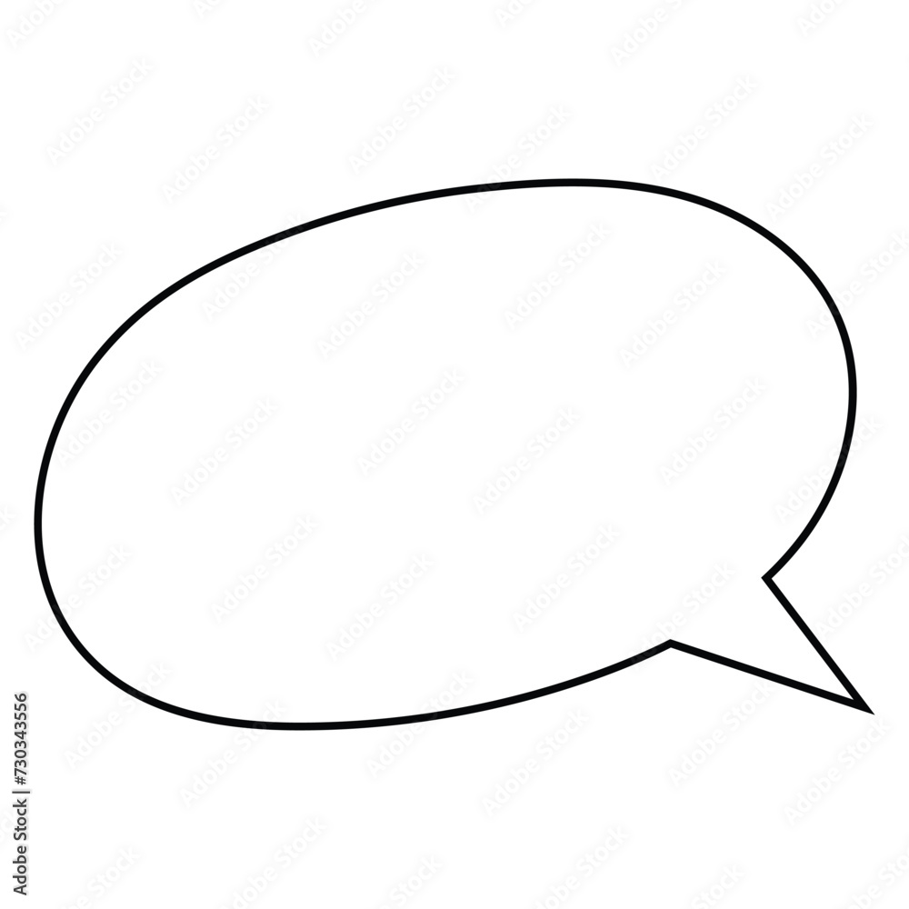 Comic empty speech thought Bubble. Conversation line icon. Idea symbol. Talk bubble. Hand-drawn cartoon vector image illustration for web app. Comic empty speech thought Bubble. Conversation line icon. Idea symbol. Talk bubble. Hand-drawn cartoon vector image illustration for web app.