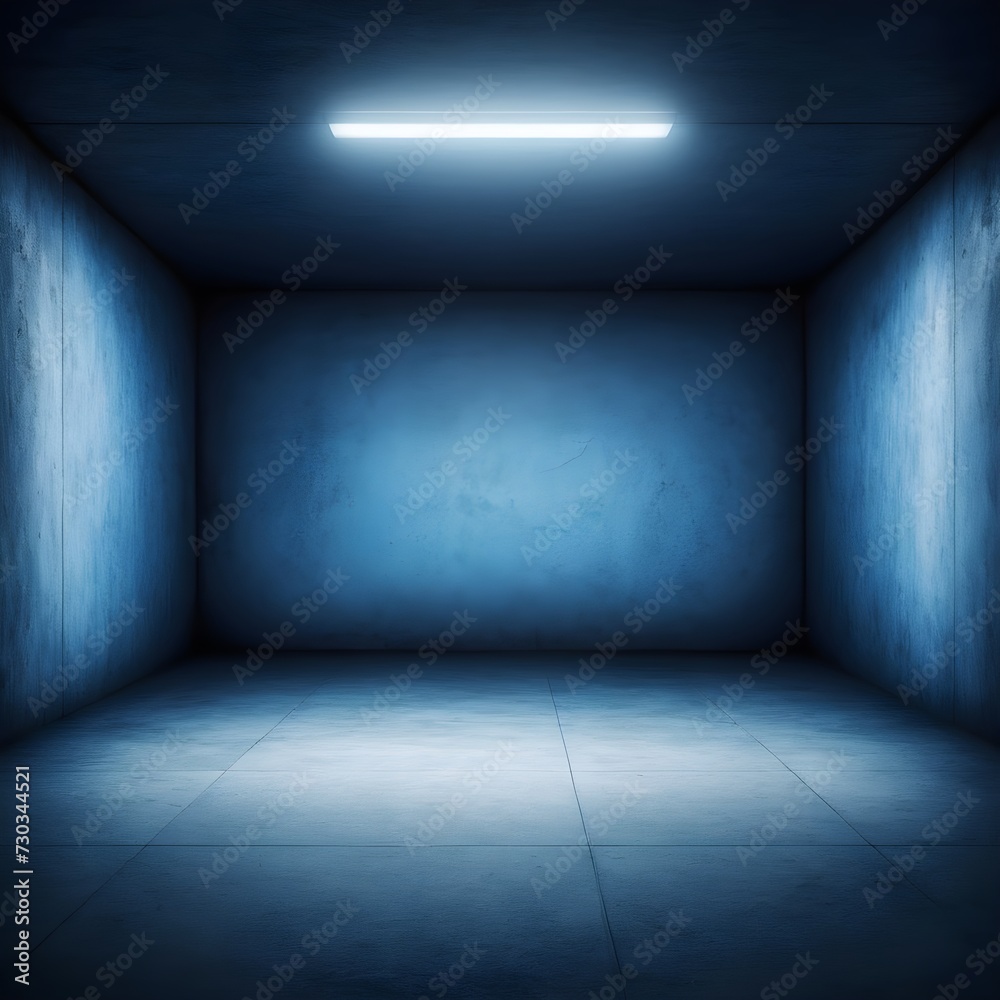 Empty underground background with blue lighting with space for text or product. Empty underground background with blue lighting with space for text or product.