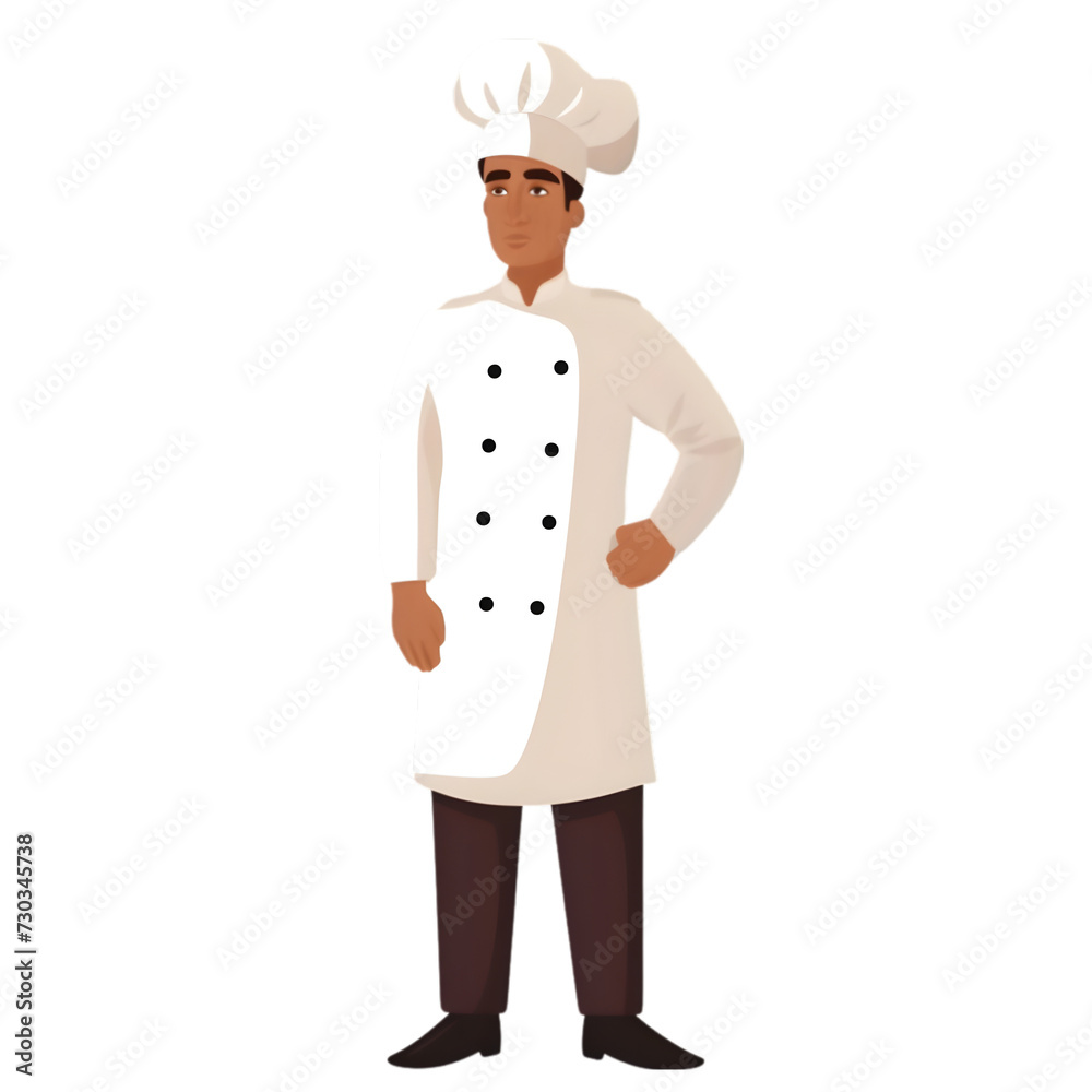 a cook in a cook's robe a cook in a cook's robe